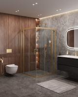 Душевой уголок, прямоугольный MOLVENO-A-22-90+30-C-BORO-IV 1200x1200x1950 Cezares