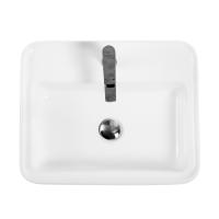 Раковина керамическая накладная прямоугольная 520x420x150 BB1367 BelBagno