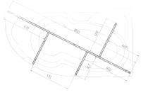 Рама разборная DIANA 170*90 03ди1790 1 Marka