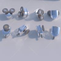 Душевой уголок RGW CL-53 полукруглый  90*90*185 06095399-11 профиль Хром стекло Прозрачное 6 мм RGW