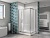Душевой уголок прямоугольный  DUE-AH-2-100/80-C-Cr 1000x800x1900 BelBagno