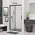Душевая дверь RGW LE-12B 120*195 34121212-14 профиль Чёрный стекло Прозрачное 6 мм RGW