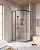 Душевой уголок, радиальный RELAX-304-R-2-90-C-GM 900x900x2000 Cezares
